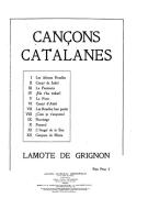 Cancons Catalanes 