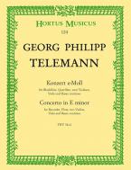 Konzert e-Moll TWV 52:e1 