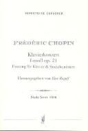 Klavierkonzert f-Moll op.21 