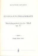 Streichquartett in cis-Moll, op. 17 