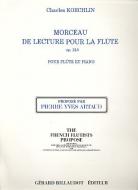 Morceau de Lecture pour Flute op. 218 