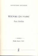 Aux ètoiles für Orchester 