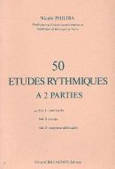 50 Etudes Rythmiques à 2 Parties Vol. 1 