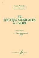 30 Dictées Musicales à 2 Voix Vol. 2 