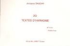 20 Textes d'Harmonie 