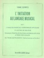 L'Initiation au Langage Musical Vol. 1 