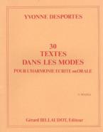 30 Textes dans les Modes pour l'Harmonie Ecrite-Orale 