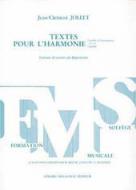 Textes pour l'Harmonie 