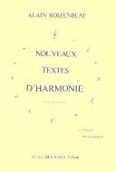 Nouveaux Textes d'Harmonie 1 Textes 