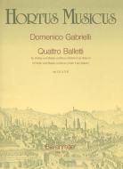 Quattro Balletti für Violine und Basso continuo 
