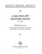 Sinfonie C-Dur Wq 182/3 