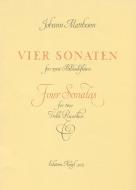 4 Sonaten für zwei Blockflöten Standard