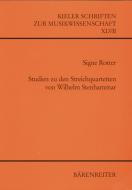 Studien zu den Streichquartetten von Wilhelm Stenhammar 