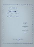 Mazurka No. 5 des Miniatures (1re Suite) 