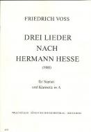 3 Lieder nach Texten von Hermann Hesse 