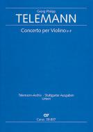 Concerto per Violino in F TWV 51:F3 