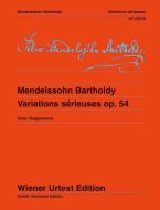 Variations sérieuses op. 54 