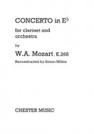 Concerto In Eb For Clarinet And Orchestra KV 268 