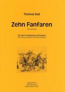 10 Fanfaren für drei Trompeten und Pauken 