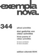 3 Gedichte von Victor Schnittke 
