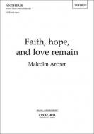 Faith, hope, and love remain 