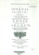 Le Journal du Printems: Suite Nr. 1 & Suite Nr. 2 