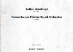 Concerto per Clarinetto ed Orchestra 