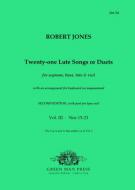 21 Lute Songs Or Duets Vol. 3 