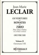 Ouvertures et Sonates en trio, op. 13 Vol. 2 