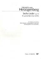 Herzogenberg: Sechs Lieder op. 10 Standard