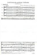 Zwölf deutsche geistliche Volkslieder op. 28 Standard
