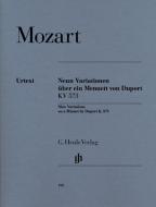 9 Variationen über ein Menuett von Duport KV 573 