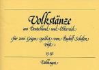 Volkstänze aus Deutschland und ?ìsterreich Heft 1 