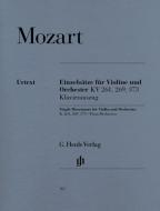 Einzelsätze für Violine und Orchester 