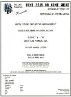 Come Rain Or Come Shine 