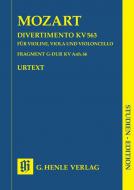 Divertimento KV 563 und Fragment G-Dur KV Anh. 66 
