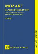 Klarinettenquintett A-dur KV 581 und Fragment KV Anh. 91 (516c) 