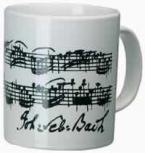 Tasse Motiv 'Bach' (Henkelbecher) (6 Stück) 