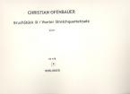 Bruch/Stück IX/4. Streichquartettsatz 