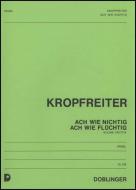 Ach wie nichtig, ach wie flüchtig 