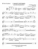 Largo Cantabile (from Flute Sonata No. 1) 