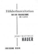 Hölderlinrezitation (April 1949) 