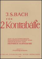 Übungsmusik für 2 Kontrabässe Heft 1 