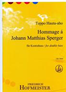 Hommage a Johann Matthias Sperger 