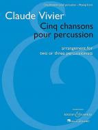 Cinq chansons pour percussion 