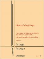 Das Leben ist eben nicht nur schwarz oder weiss... 