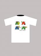 T-Shirt XL Weiss Brass 