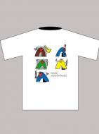 Kinder T-Shirt L Weiss Woodwinds 