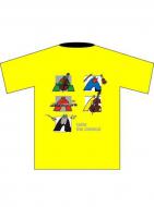 Kinder T-Shirt S Gelb Classics 