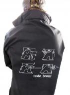 Regenjacke XL Schwarz Brass 